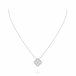 Підвіска Vintage Alhambra 1 мотив з діамантами 0,48 ct - Зображення 3