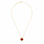 Підвіска Vintage Alhambra 1 мотив з сердоліком - Зображення 4