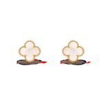 Сережки Vintage Alhambra з перламутром - Зображення 2