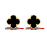 Сережки Magic Alhambra, з оніксом